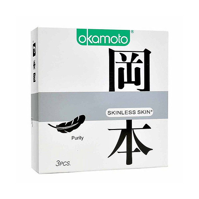 Okamoto Purity 3pcs / ស្រោមអនាម័យ 